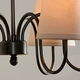 Lampadario classico tradizionale galvanosteggiato a candela