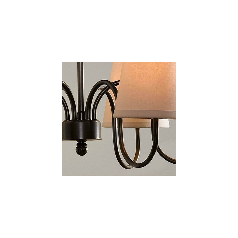 Lampadario classico tradizionale galvanosteggiato a candela