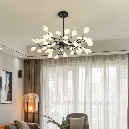 Lampadario nordico a bracci LED G4 45 luci 110 x 25 cm