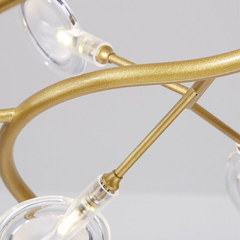Lampadario nordico a bracci LED G4 45 luci 110 x 25 cm