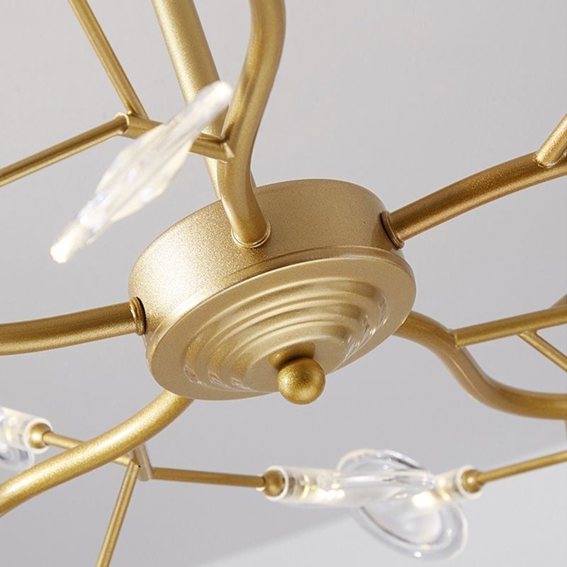 Lampadario nordico a bracci LED G4 45 luci 110 x 25 cm