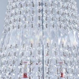 Lampadario in cristallo retrò americano con 18 luci