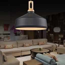 Lampadario a sospensione mini moderno classico rustico lodge in metallo, 1 luce E26/E27