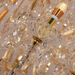 Lampadario in cristallo di lusso da soffitto con 96 luci
