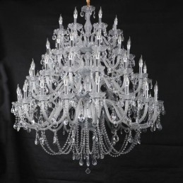 Lampadario in cristallo europeo a 53 luci