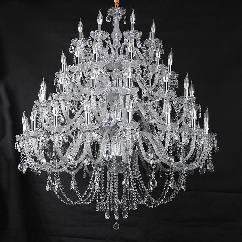 Lampadario in cristallo europeo a 53 luci