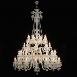Lampadario europeo in cristallo a 48 luci