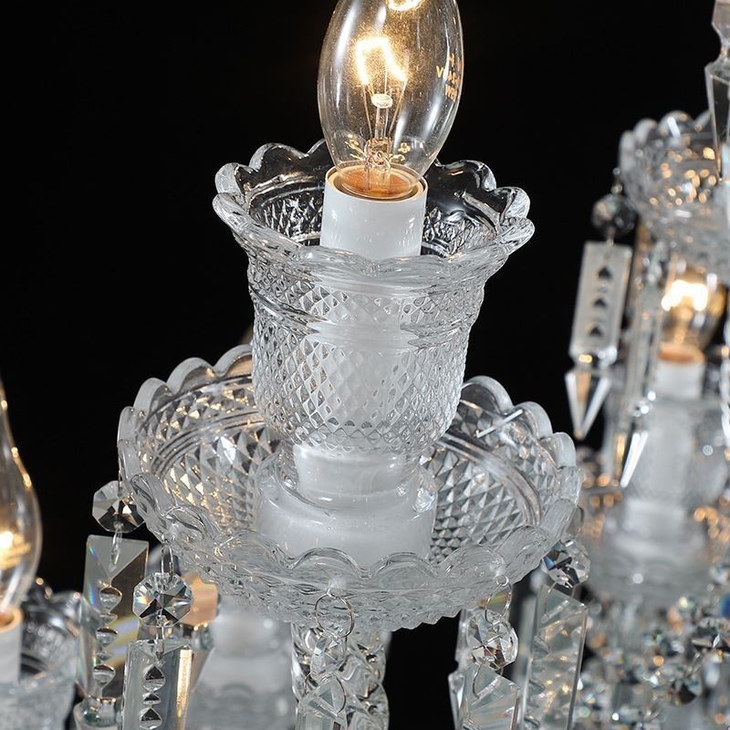 Lampadario europeo in cristallo a 48 luci