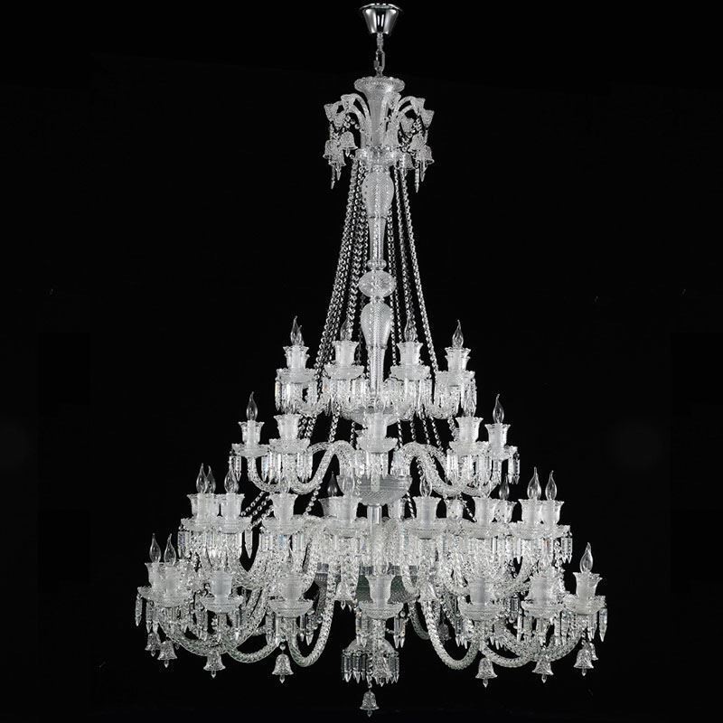 Lampadario europeo in cristallo a 48 luci