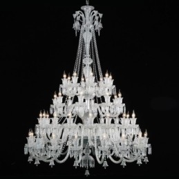 Lampadario europeo in cristallo a 48 luci