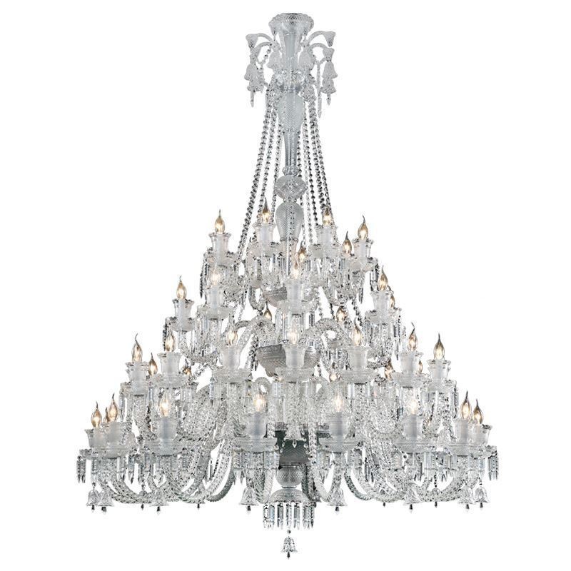 Lampadario europeo in cristallo a 48 luci