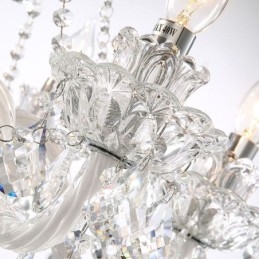 Lampadario in cristallo europeo a 32 luci, lampada da soffitto decorativa di lusso