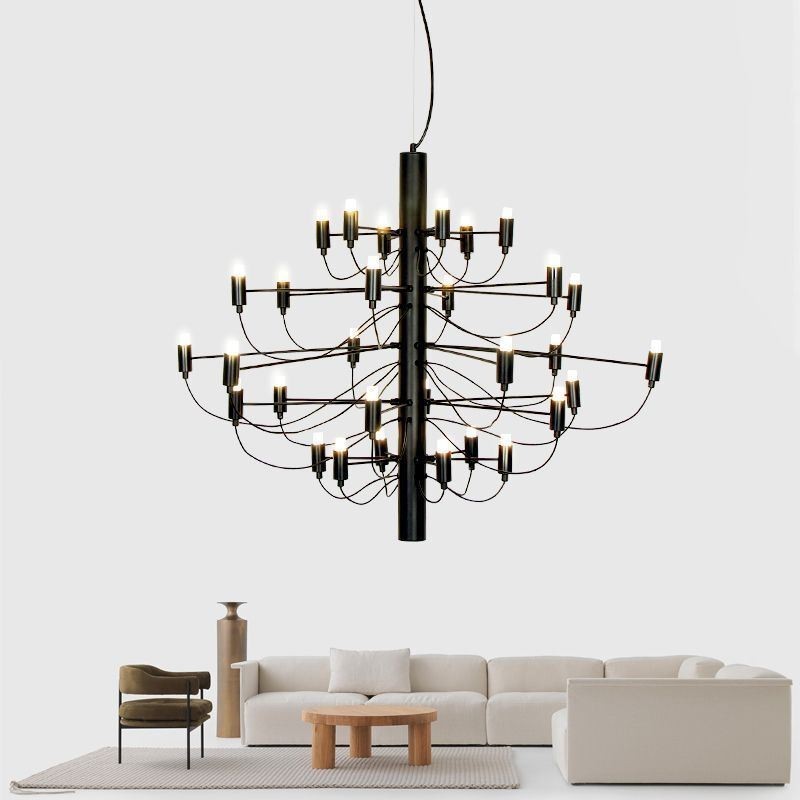 Lampadario a sospensione minimalista moderno 18/30/40/50 luci