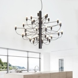Lampadario a sospensione minimalista moderno 18/30/40/50 luci