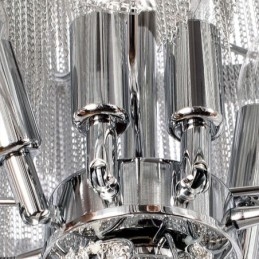 Lampada a sospensione moderna semplice con nappa 8/12/14 luci E12/E14