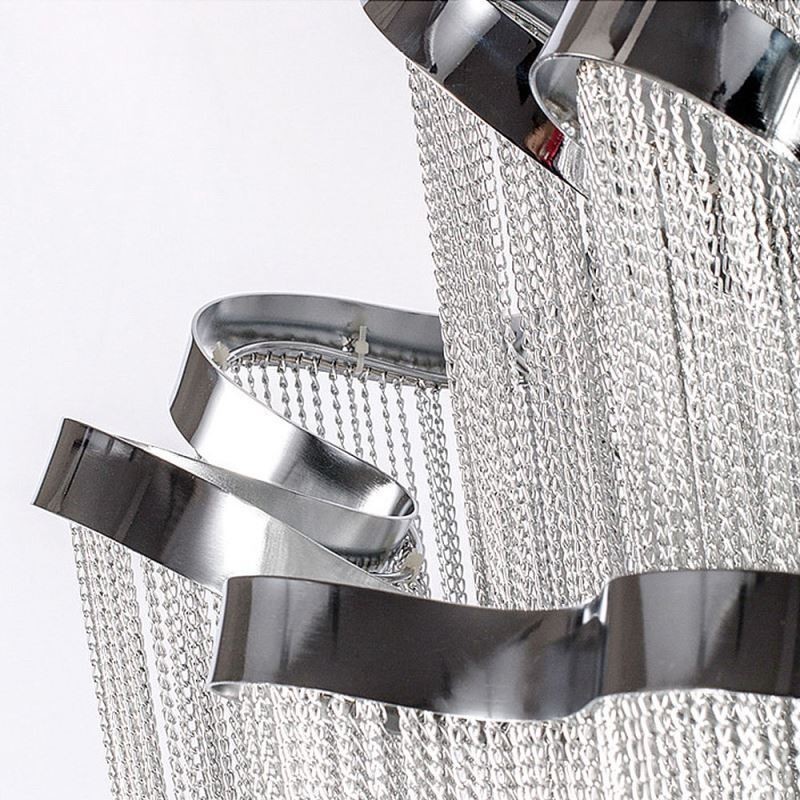Lampada a sospensione moderna semplice con nappa 8/12/14 luci E12/E14