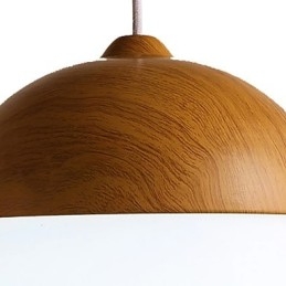 Lampadario a sospensione mini in legno e bambù moderno contemporaneo