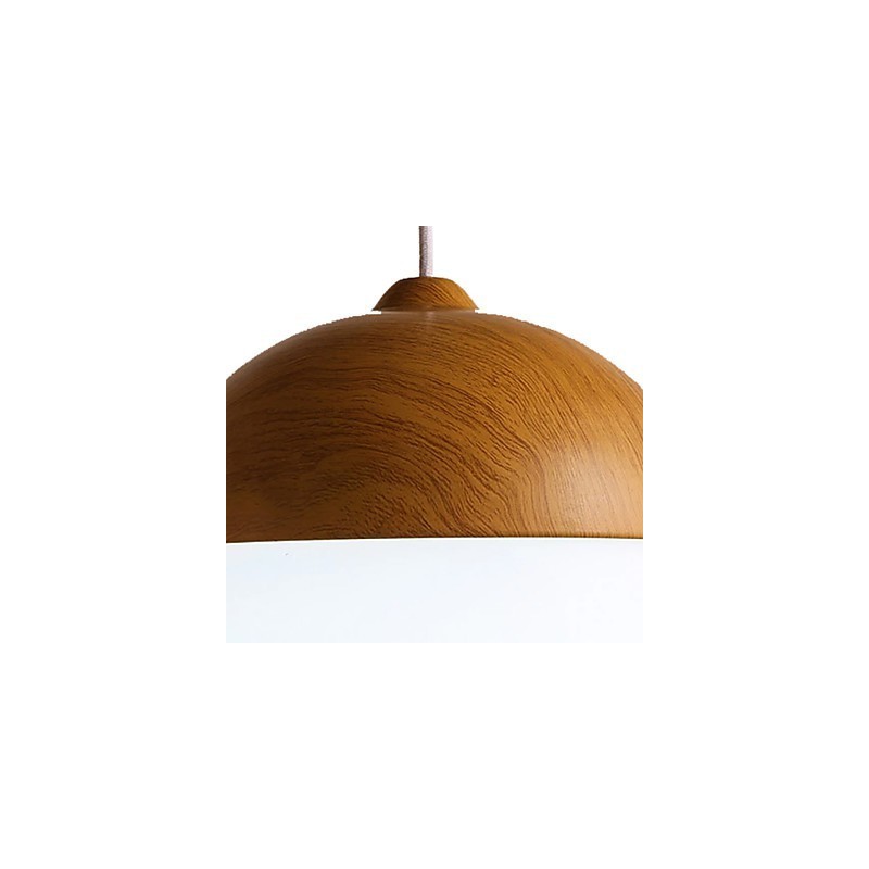 Lampadario a sospensione mini in legno e bambù moderno contemporaneo