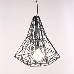 Lampadario moderno contemporaneo in metallo cromato