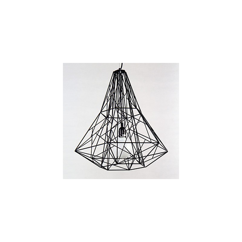 Lampadario moderno contemporaneo in metallo cromato
