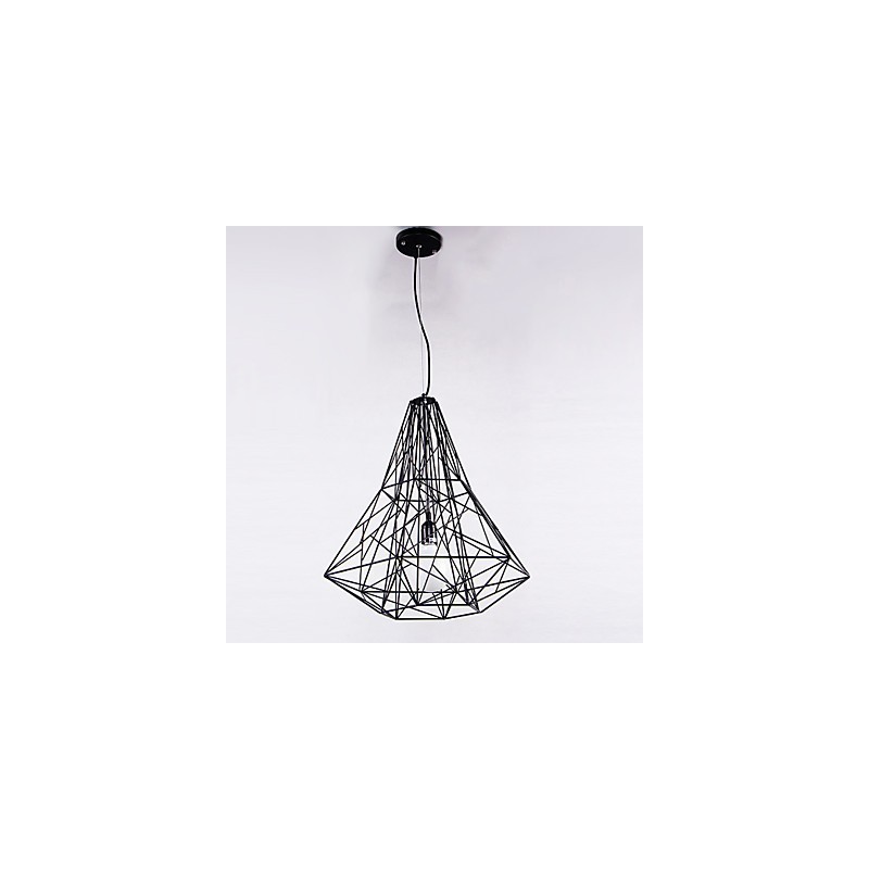 Lampadario moderno contemporaneo in metallo cromato