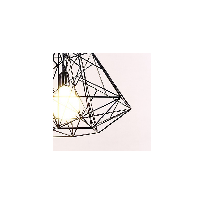 Lampadario moderno contemporaneo in metallo cromato