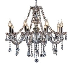 Lampadario di cristallo europeo trasparente