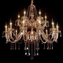 Lampadario in cristallo di lusso in stile europeo