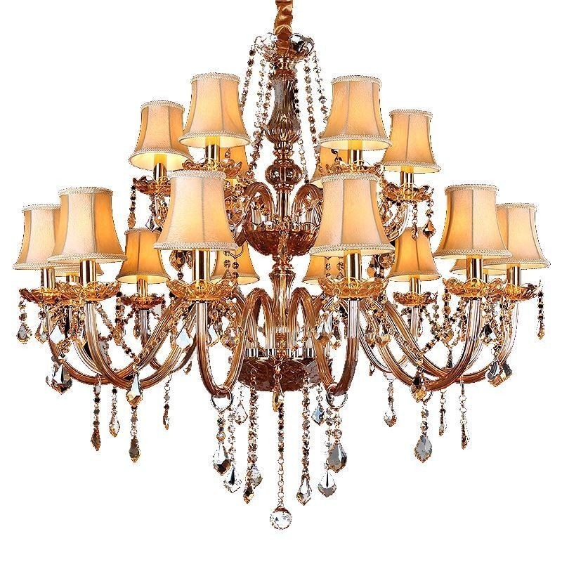 Lampadario in cristallo di lusso in stile europeo