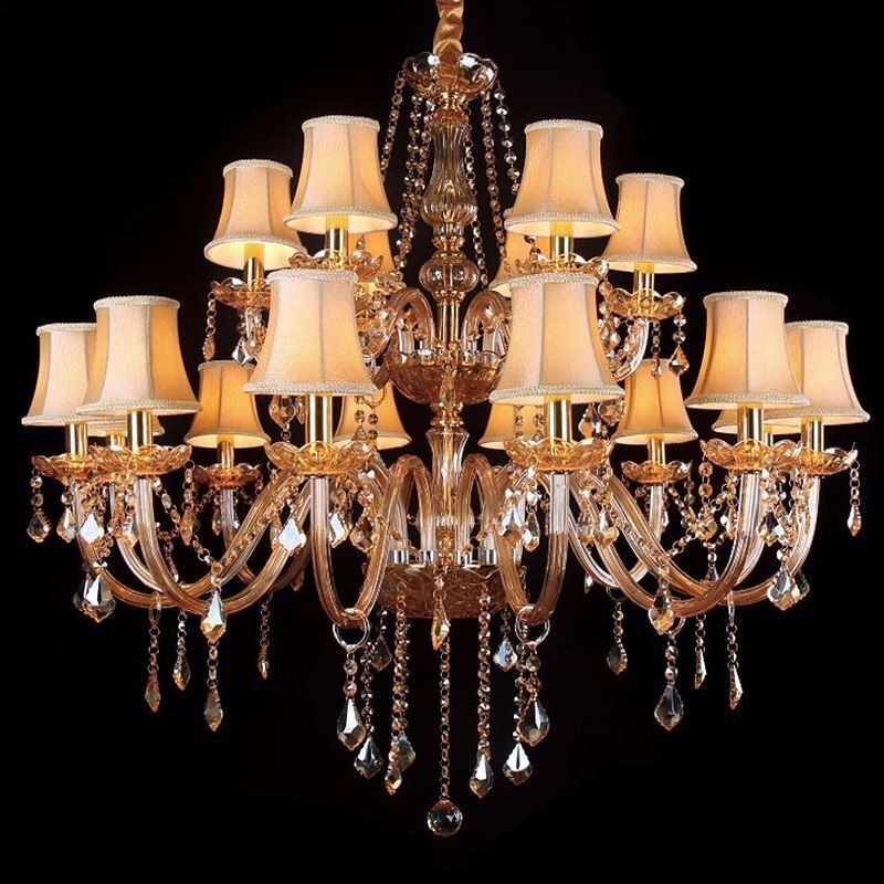Lampadario in cristallo di lusso in stile europeo