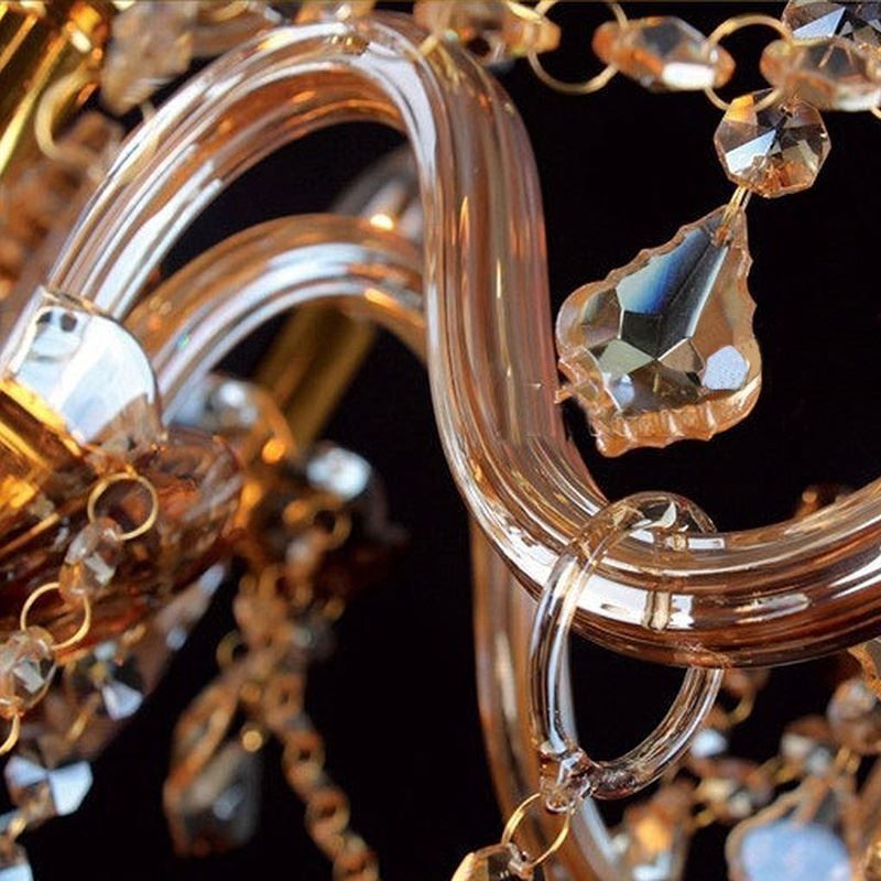 Lampadario in cristallo di lusso in stile europeo