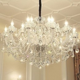 Lampadario di cristallo europeo di lusso