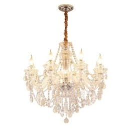 Lampadario di cristallo europeo di lusso