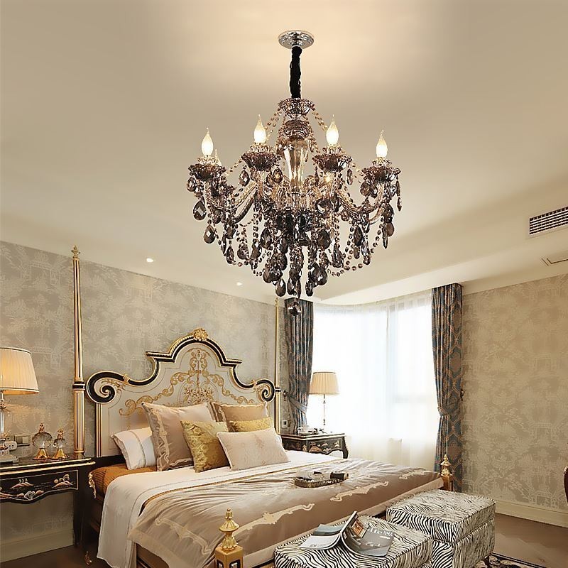 Lampadario di cristallo europeo di lusso