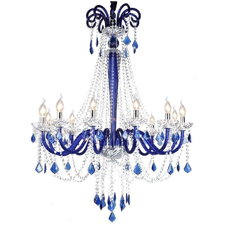 Lampadario a sospensione in cristallo europeo elegante