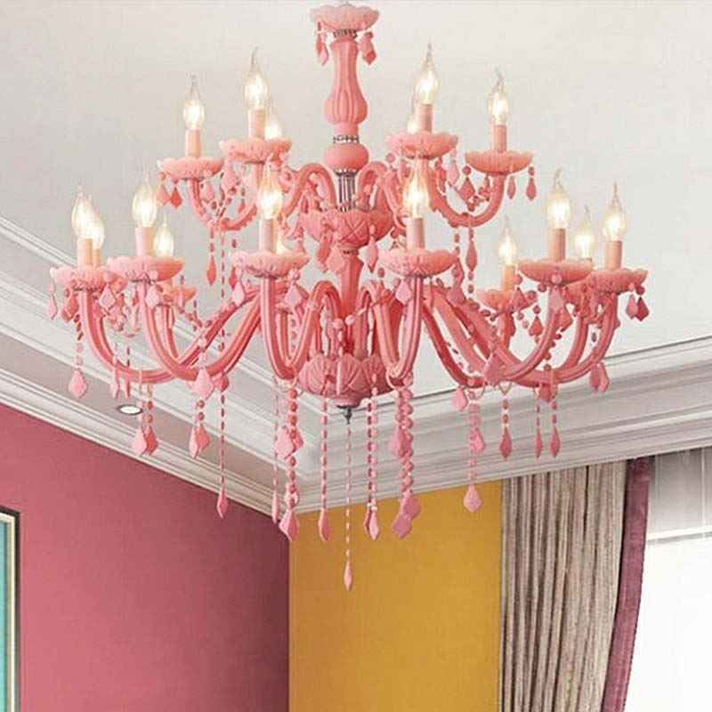 Lampadario in cristallo stile europeo grande
