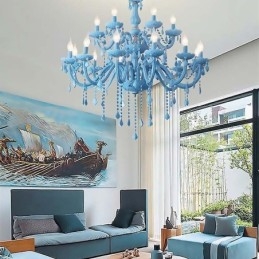 Lampadario in cristallo stile europeo grande