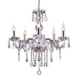 Lampadario a sospensione in cristallo stile europeo 3/5 luci E12/E14