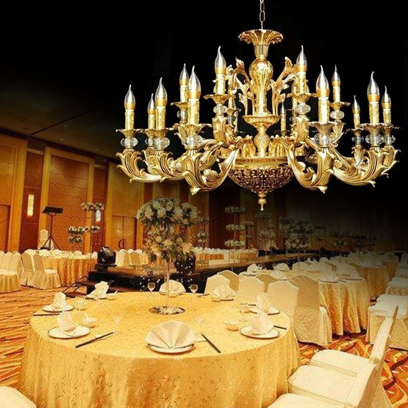 Lampadario di cristallo moderno per soffitto, stile europeo, 8/12/18 luci