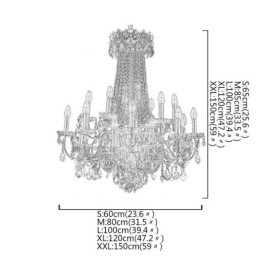 Lampadario di cristallo europeo per scale duplex