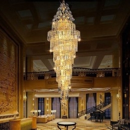 Lampadario a sospensione in cristallo stile impero europeo