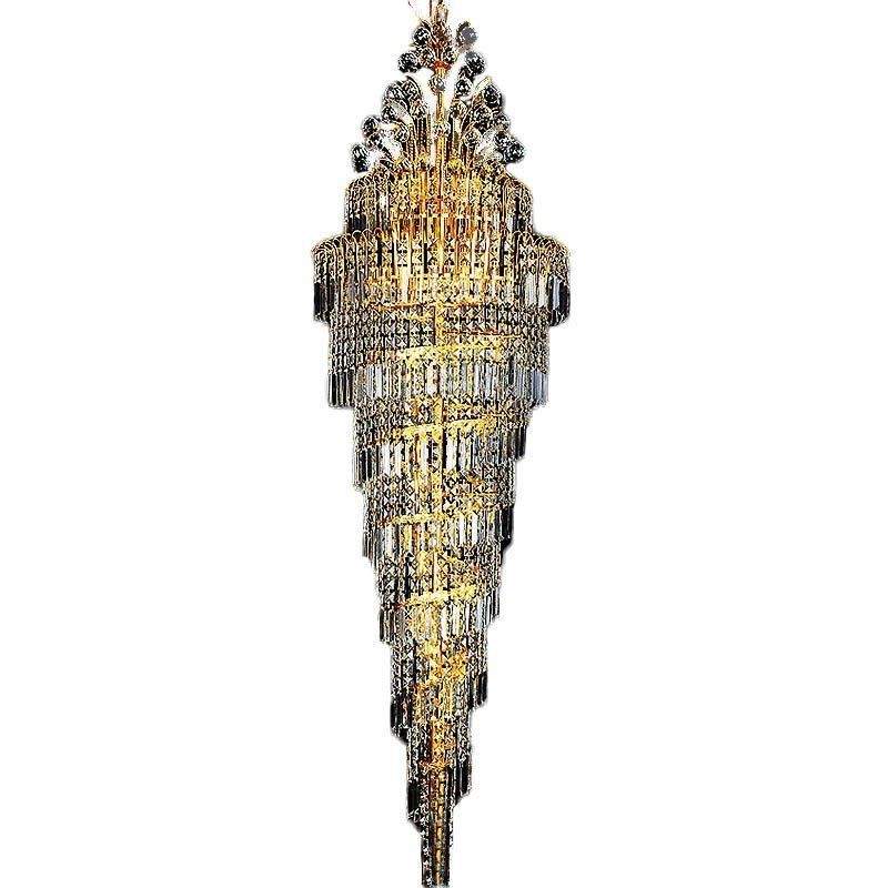 Lampadario a sospensione in cristallo stile impero europeo