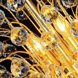 Lampadario a sospensione in cristallo stile impero europeo