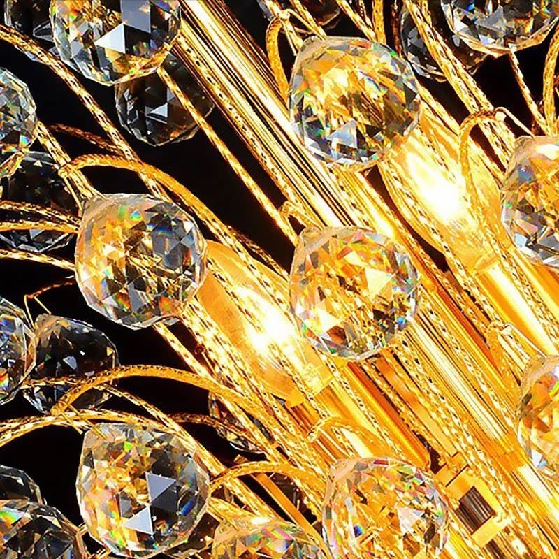 Lampadario a sospensione in cristallo stile impero europeo
