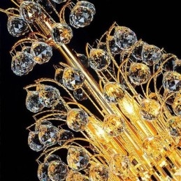 Lampadario a sospensione in cristallo stile impero europeo