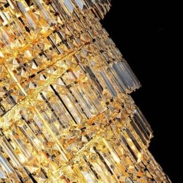 Lampadario a sospensione in cristallo stile impero europeo