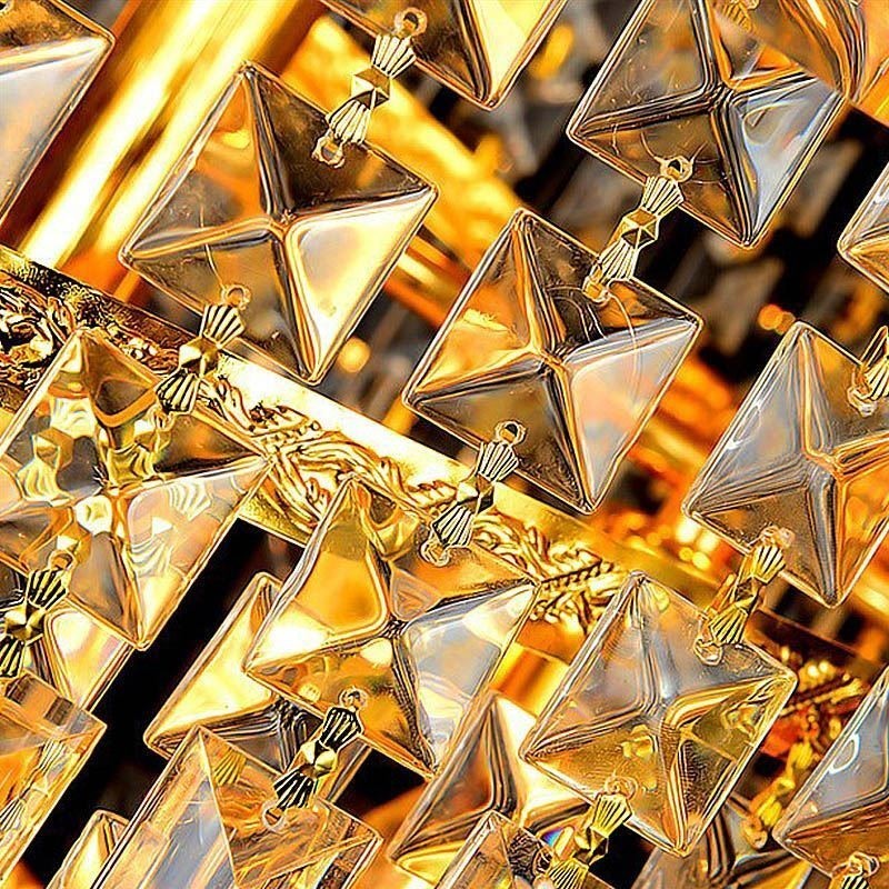 Lampadario a sospensione in cristallo stile impero europeo