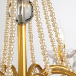 Lampadario in cristallo americano stile country in ferro battuto
