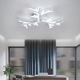 Plafoniera LED moderna a filo con corna di cervo