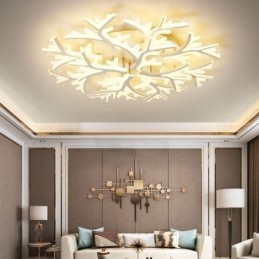 Plafoniera LED moderna a filo con corna di cervo